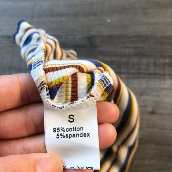 Striped Tube Top, Small - Picture 4 of 4